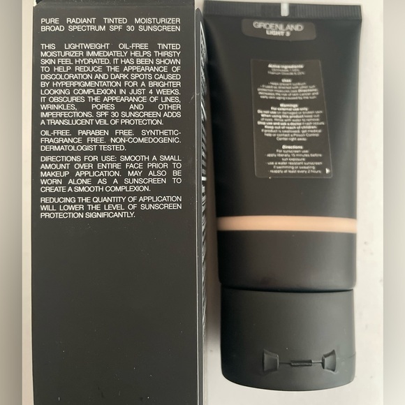 NARS Pure Radiant Tinted Moisturizer SPF 30 Light 3 GROENLAND 1.9 fl oz /BNIB - Picture 3 of 13